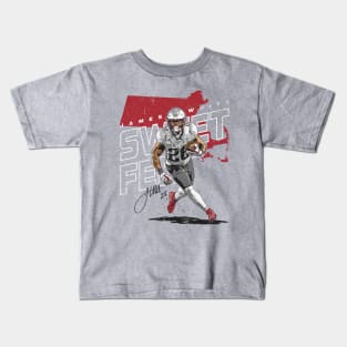 James White New England Player Map Kids T-Shirt